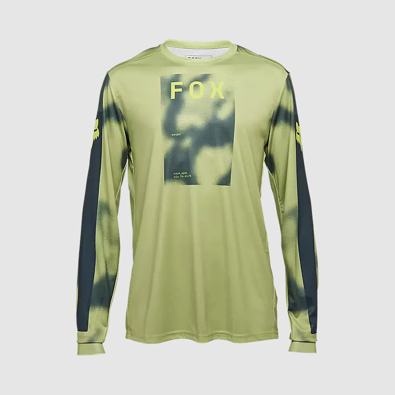 Polera Bicicleta Ranger Taunt Manga Larga Verde Pastel Fox