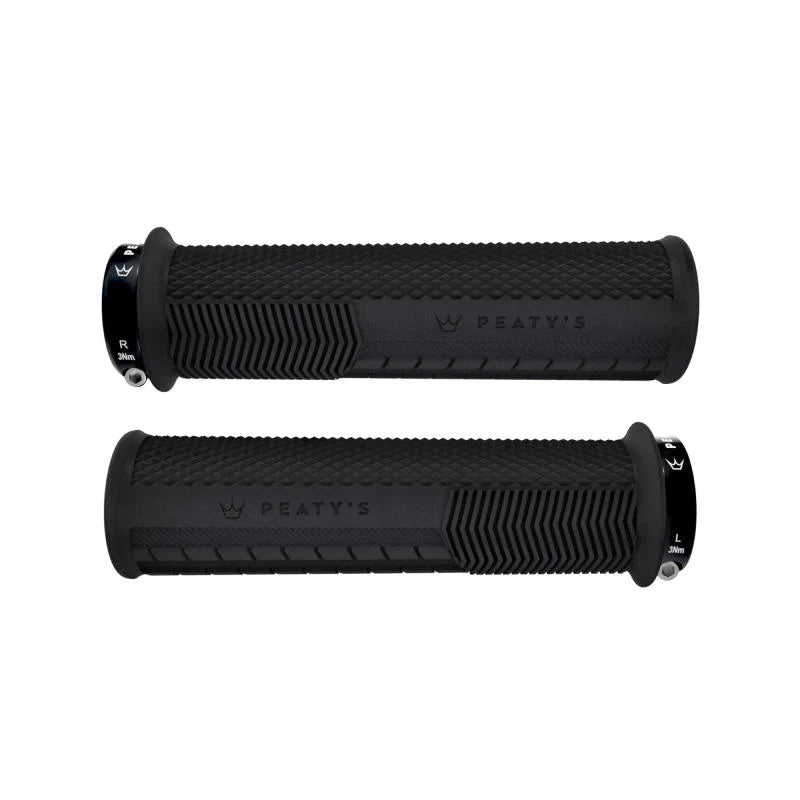 PEATY'S Puños de Bicicleta Knurl Thick