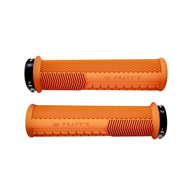 PEATY'S Puños de Bicicleta Knurl Thin