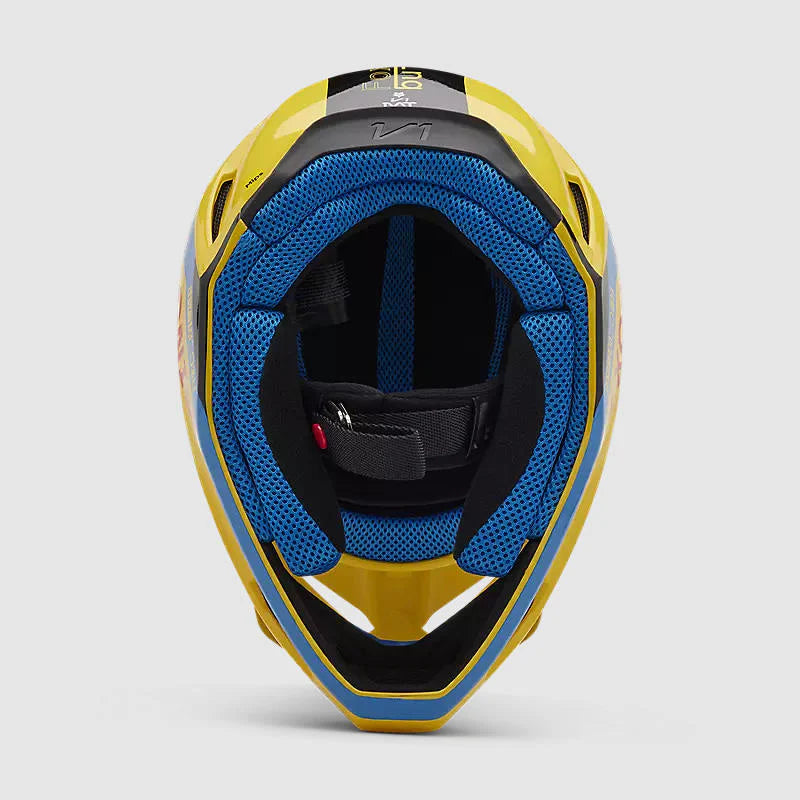 Casco Moto Fox V1 Race Spec Amarillo