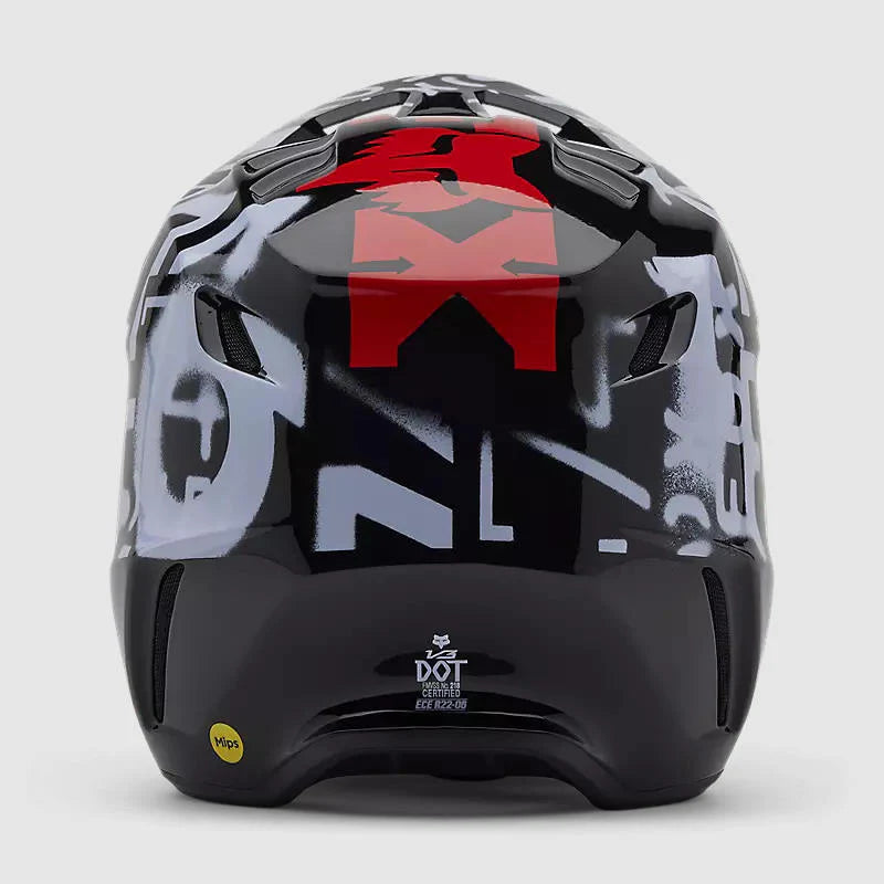 Casco Moto Fox V3 Seventy4 Negro