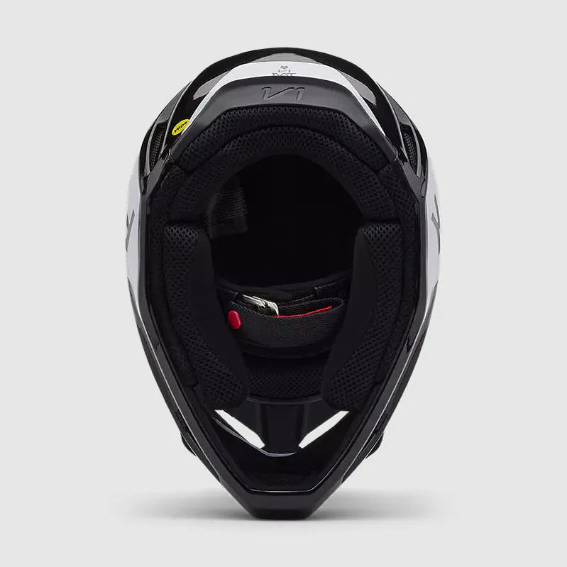 Casco Moto Niño Fox V1 Lean Negro