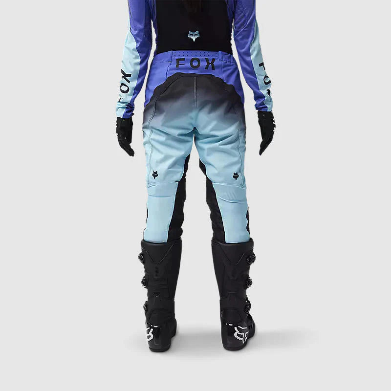 Pantalon Moto Fox Mujer Flexair Infinite Azul/Negro