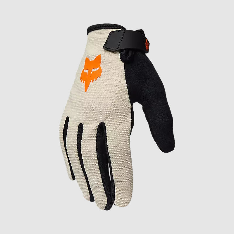 Guantes Bicicleta Niño Ranger Crema Fox