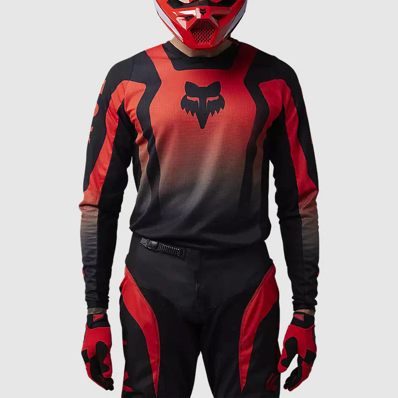 Polera Moto Fox 180 Lean Rojo