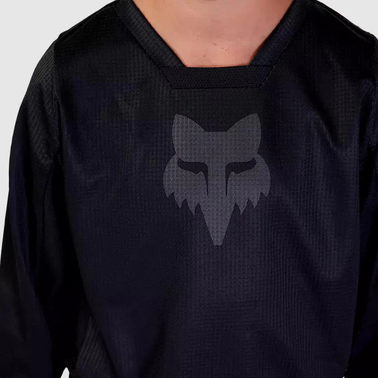 Polera Moto Niño 180 Blackout Negro