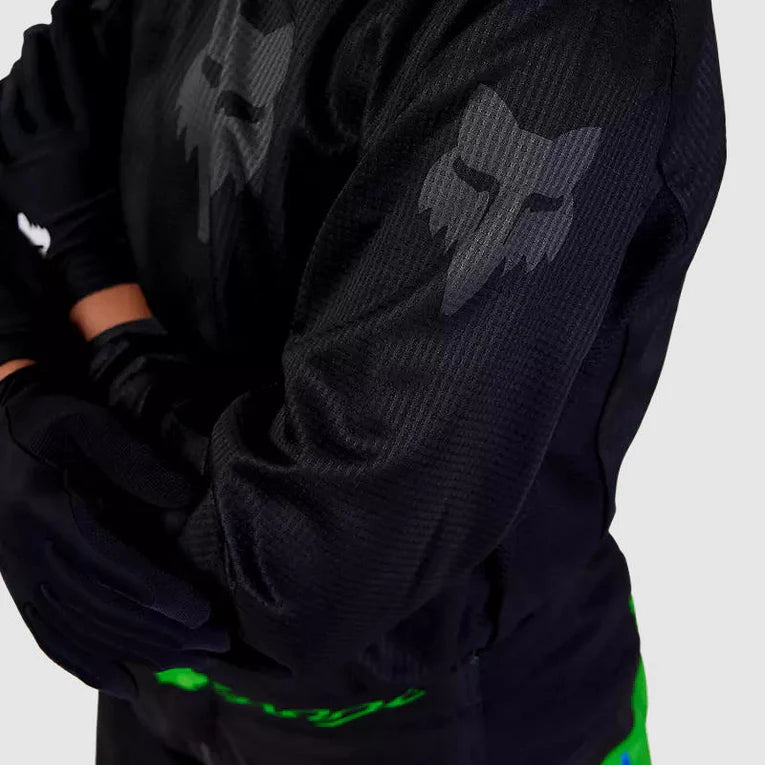 Polera Moto Niño 180 Blackout Negro