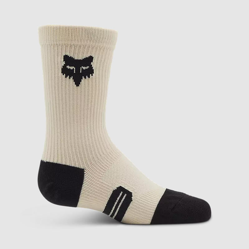 Calcetines Bicicleta Niño Ranger Crew 6" Crema Fox