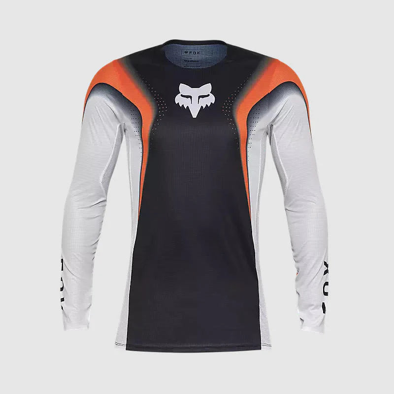 Polera Moto Fox Flexair Infinite Naranjo/Negro