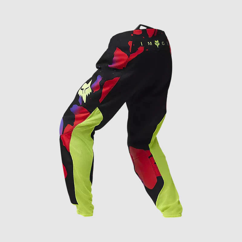Pantalon Moto Fox 360 Throttle Negro/Rojo