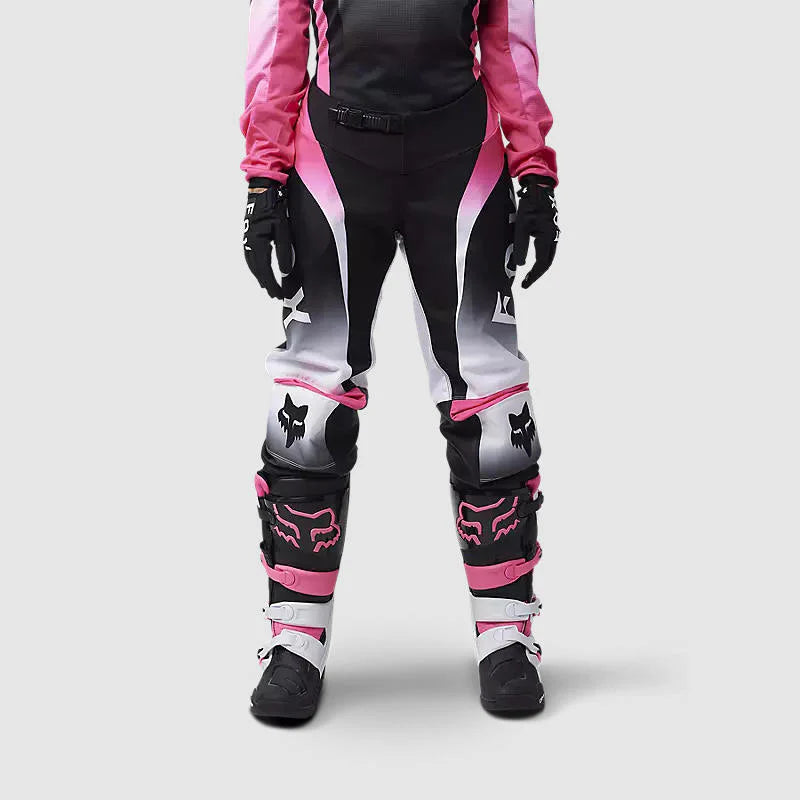 Pantalon Moto Mujer Fox 180 Lean Rosado/Negro