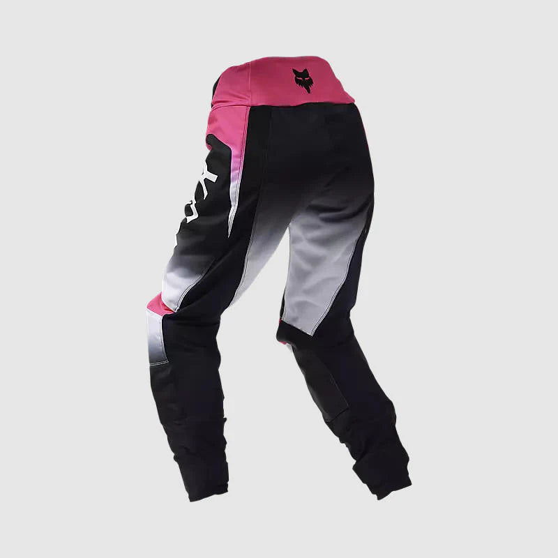 Pantalon Moto Mujer Fox 180 Lean Rosado/Negro