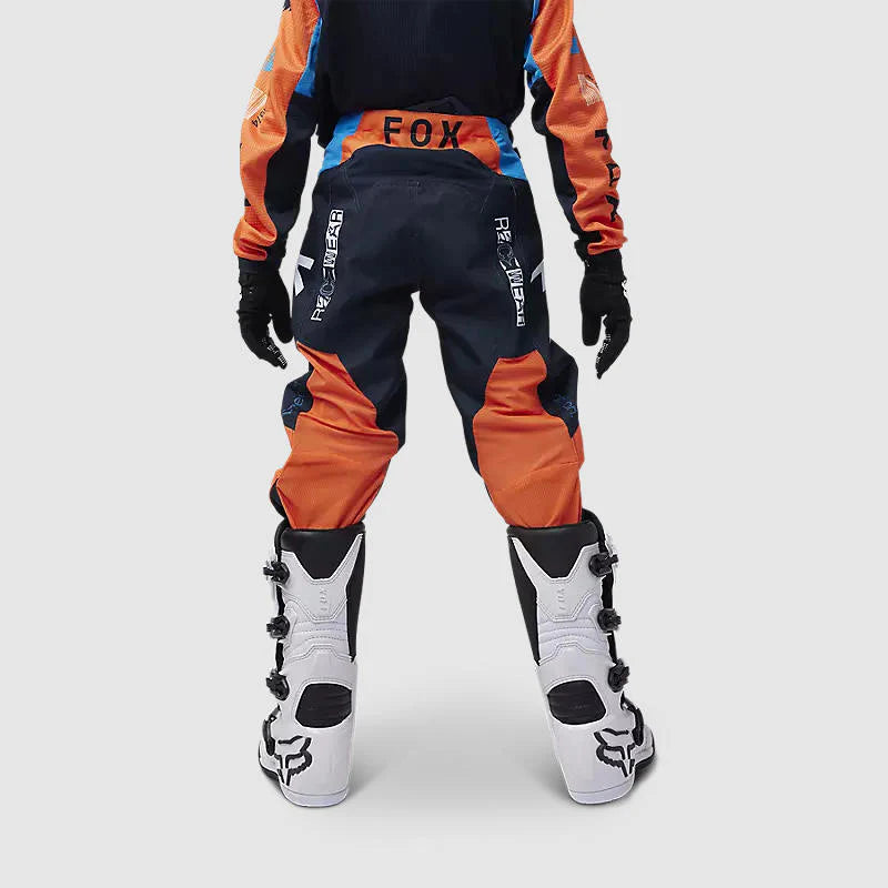 Pantalon Moto Niño Fox 180 Race Spec Azul Marino
