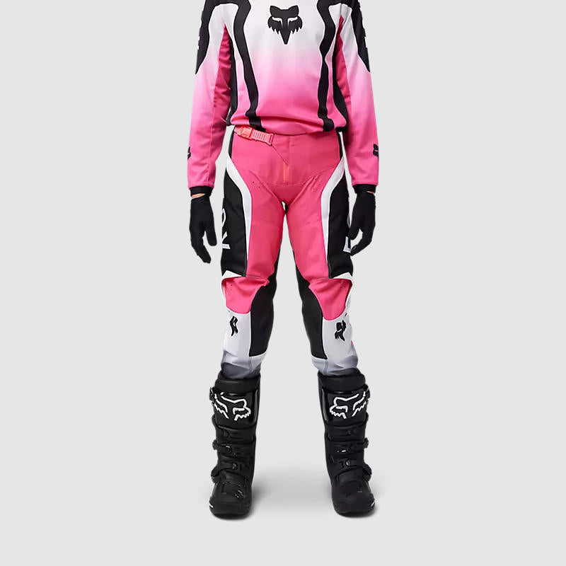 Pantalon Moto Mujer 180 Blackout Negro/Rosado Fox