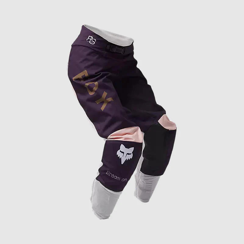 Pantalon Moto Fox Mujer 180 Race Spec Morado