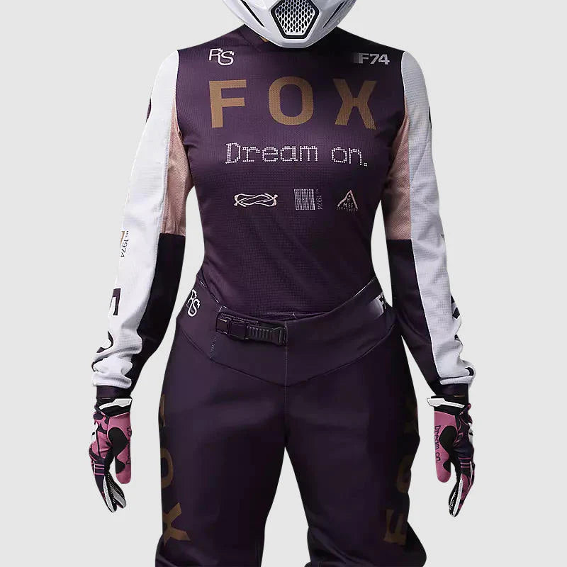 Polera Moto Fox Mujer 180 Race Spec Morado