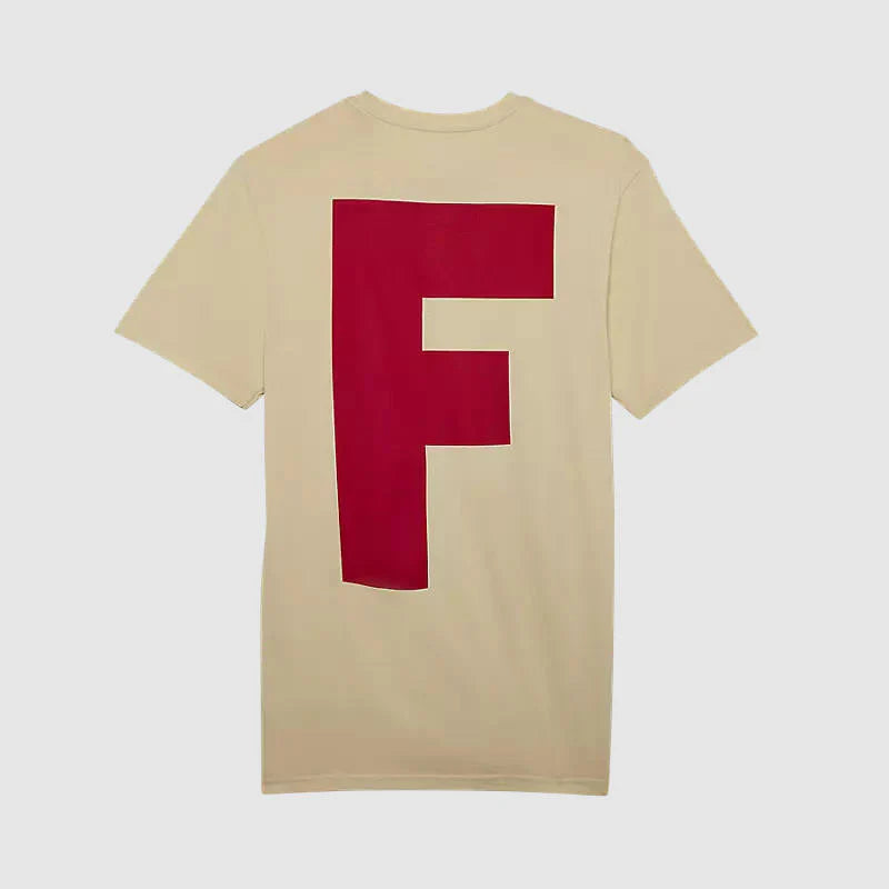 Polera Lifestyle Fox Big F Premium Crema