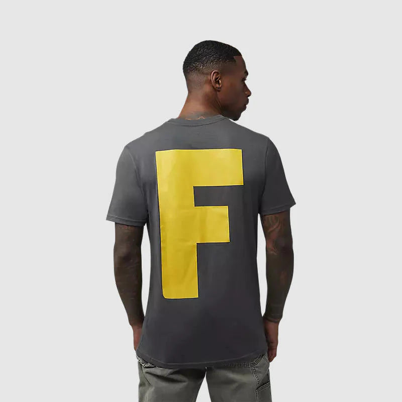 Polera Lifestyle Fox Big F Premium Gris