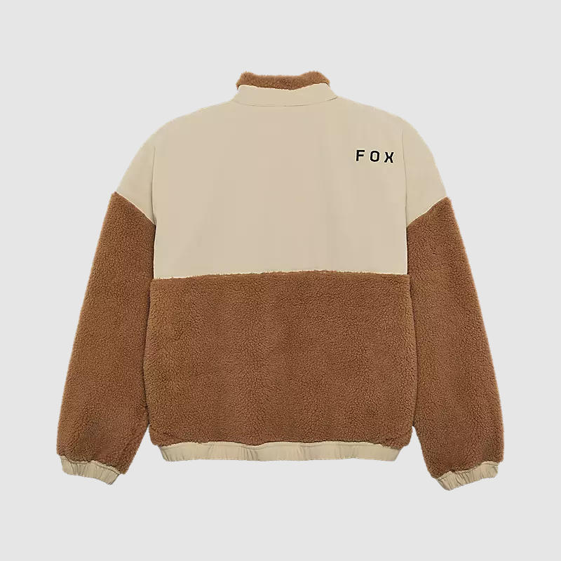 Poleron Lifestyle Mujer Survivalist Sherpa Full Cafe Fox