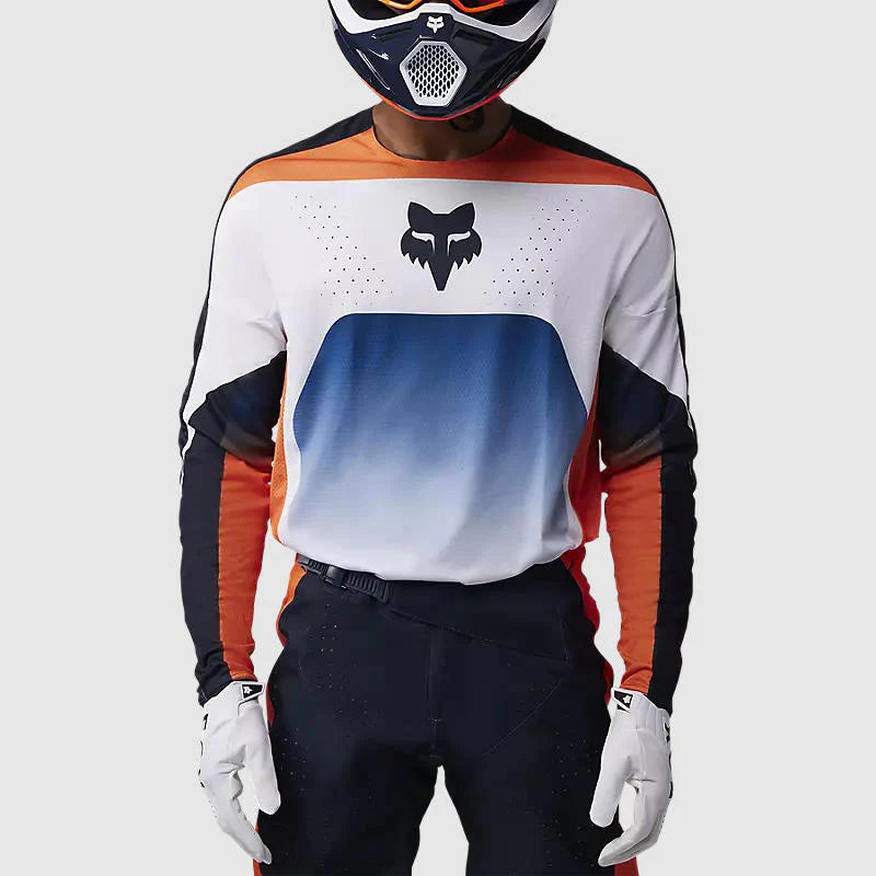 Polera Moto Fox 360 Divider Naranjo