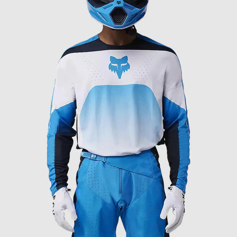 Polera Moto Fox 360 Divider Azul