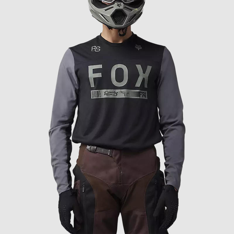 Polera Moto Ranger Off-Road Negro/Gris Fox