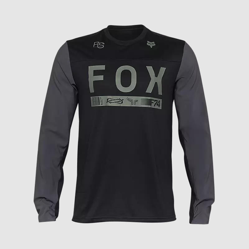 Polera Moto Ranger Off-Road Negro/Gris Fox