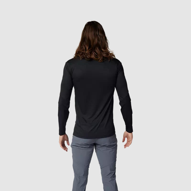 Polera Bicicleta Flexair Pro Manga Larga Negro Fox