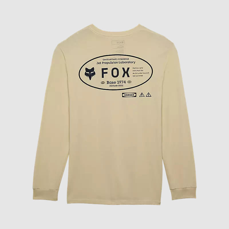 Polera Lifestyle Stamped Premium Manga Larga Crema Fox