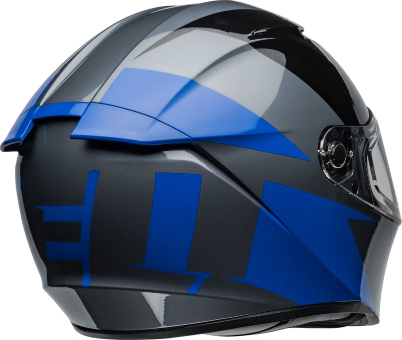 Casco Moto Calle Bell Lithium Shear Negro/Azul