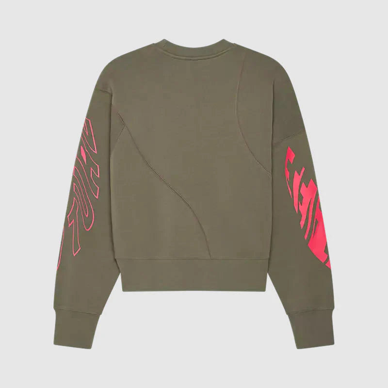 Poleron Lifestyle Fox Oversize Mujer Elevated Crew