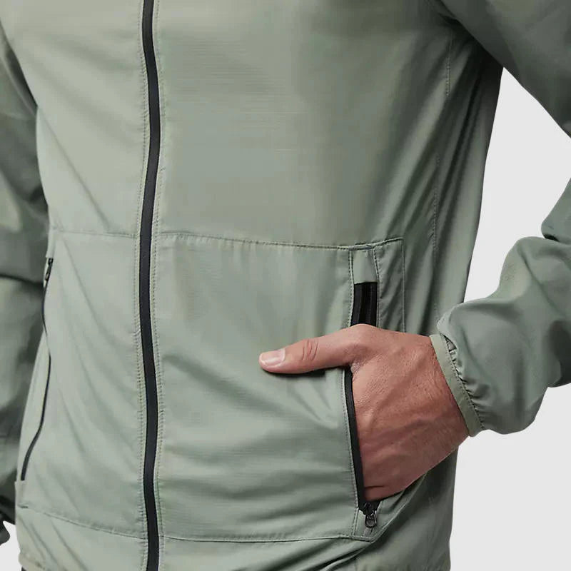 Chaqueta Cortavientos Bicicleta Fox Ranger Verde
