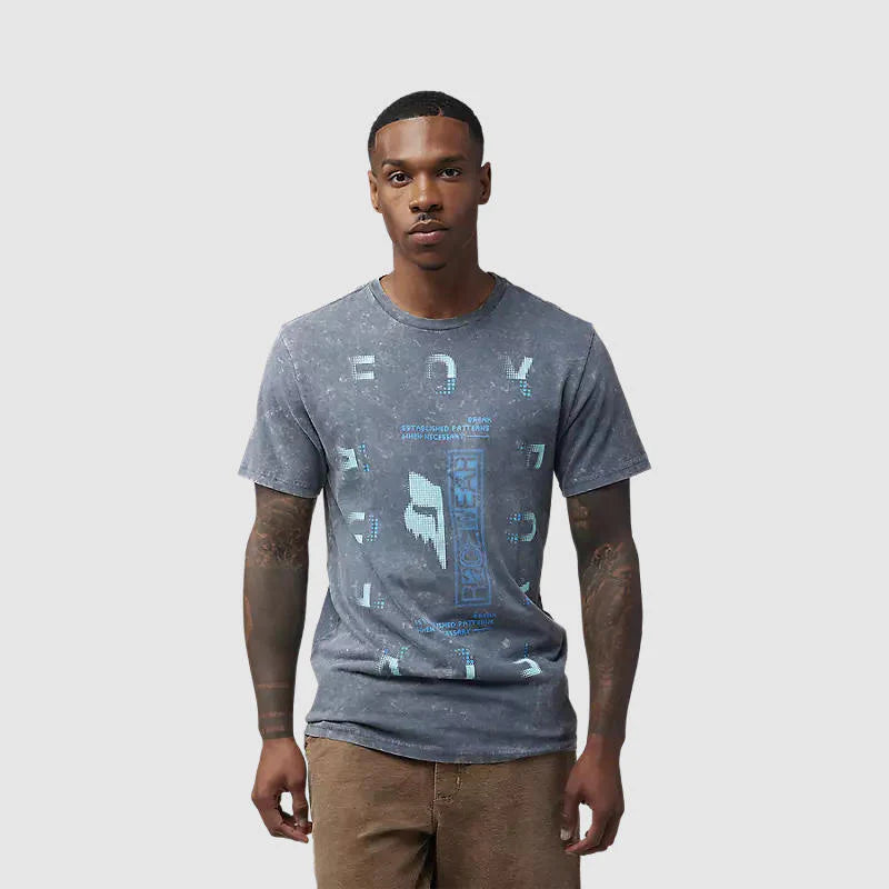 Polera Lifestyle Fox Throttle Azul Vintage Oscuro