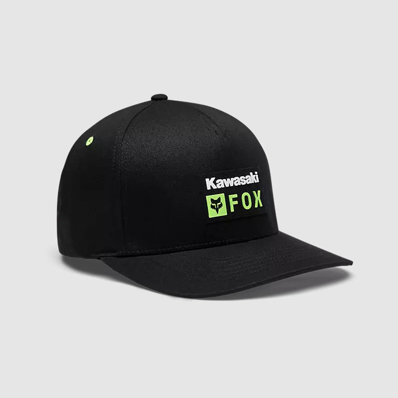 Gorro Jockey Lifestyle Kawasaki Flexfit Negro Fox