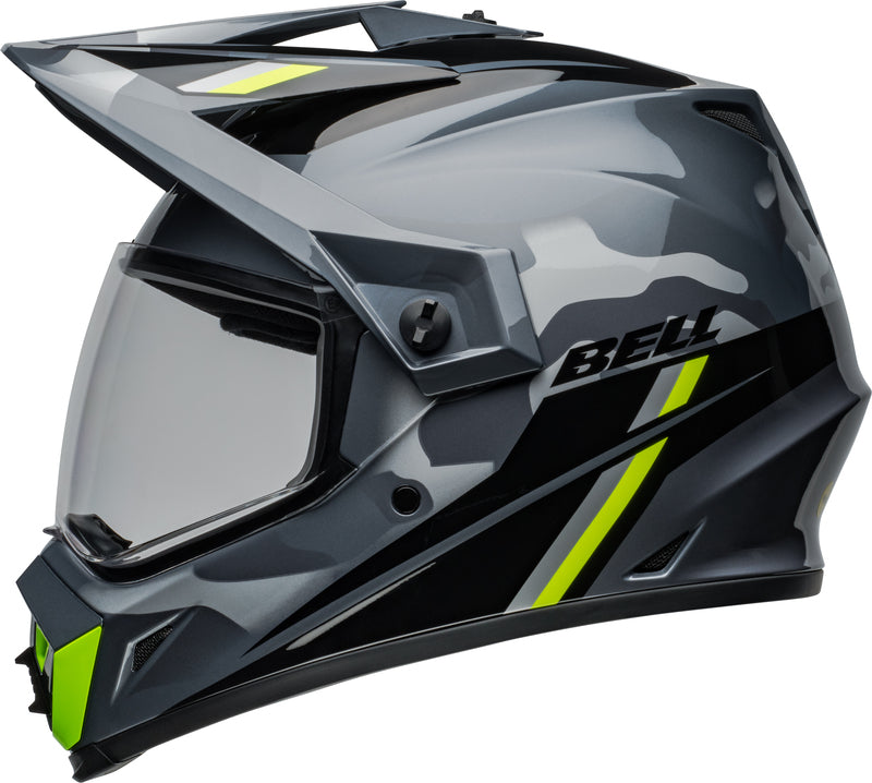 Casco Moto Calle Bell MX-9 Adventure Mips Alpine Gris Verde