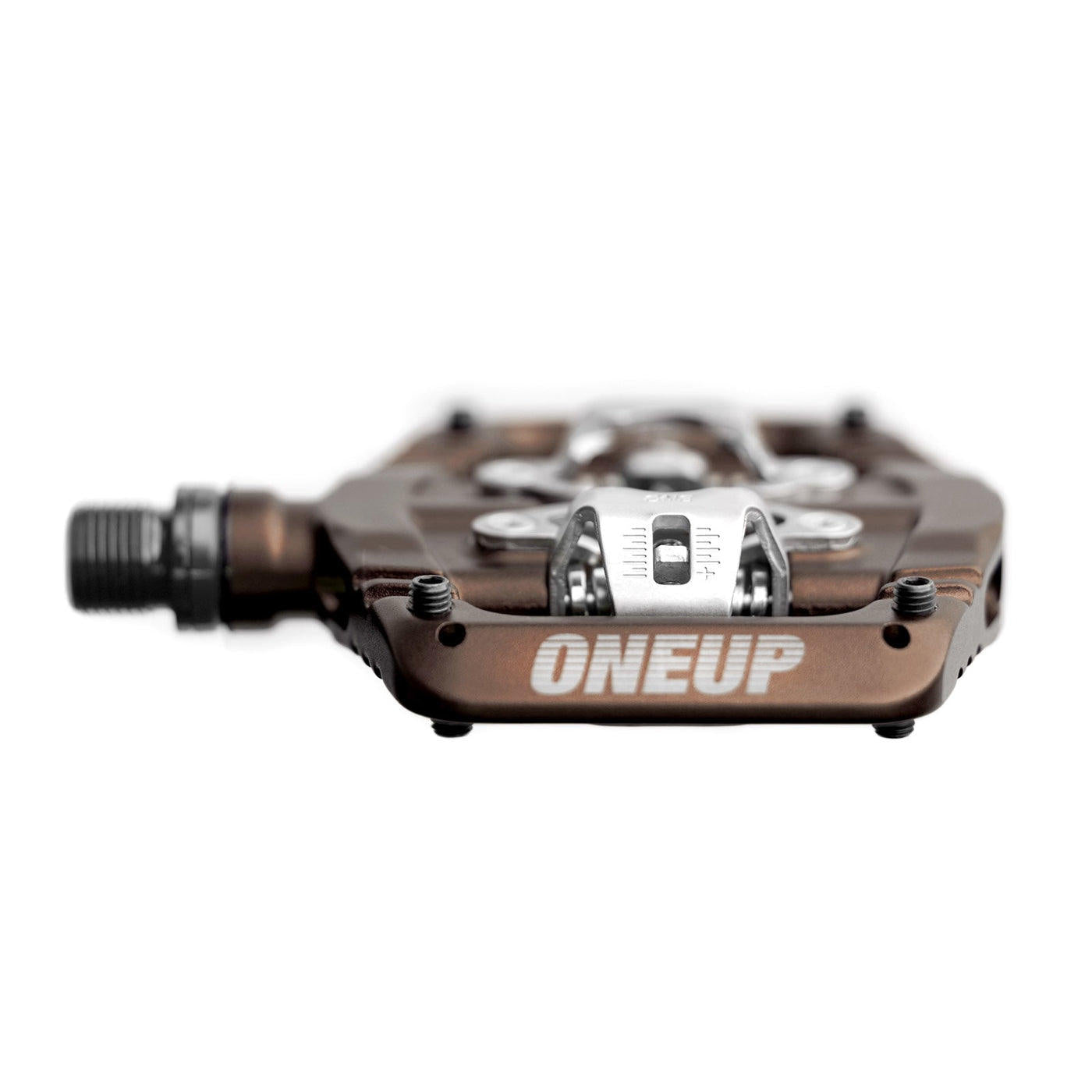 Pedales Bicicleta Clip Aluminio Bronce One Up