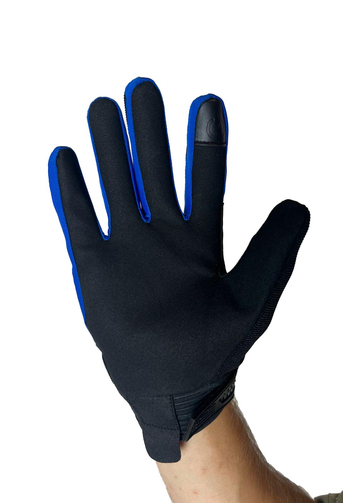 Guantes Moto Calle Amara Azul KMZ