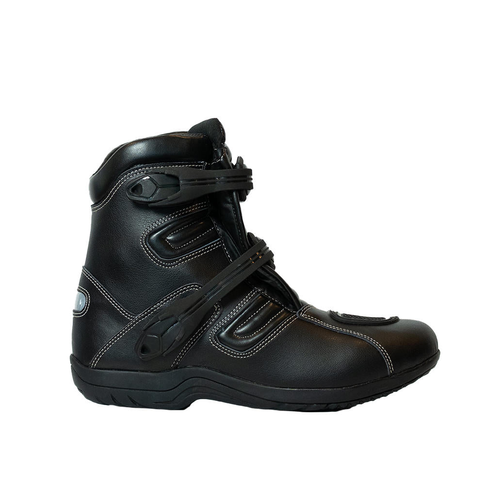 Botas Moto Calle Bomber Negro KMZ