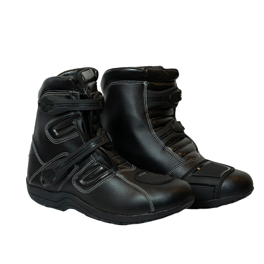 Botas Moto Calle Bomber Negro KMZ
