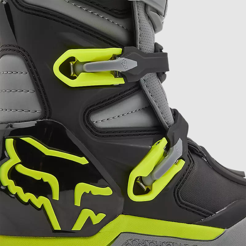 Botas Moto Niño Comp Gris Fox
