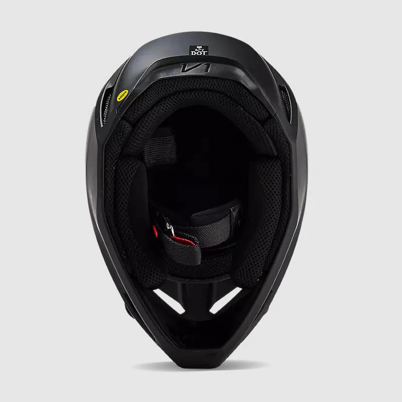 Casco Moto Fox V1 Solid Negro Matte