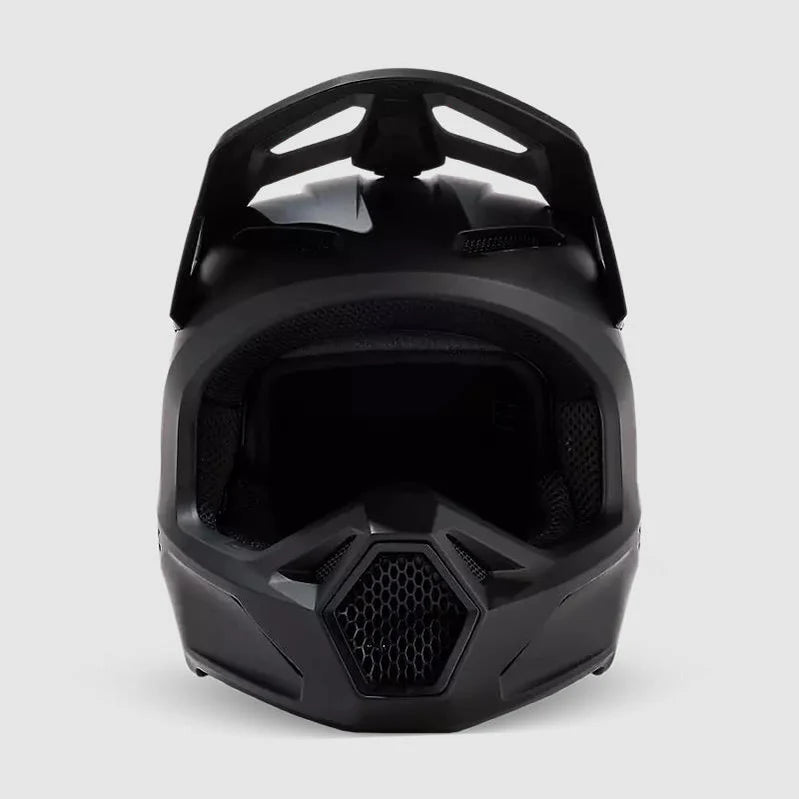 Casco Moto Fox V1 Solid Negro Matte