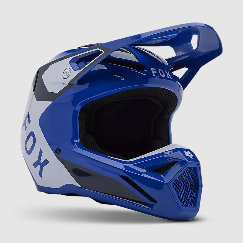 Casco Moto V1 Lean Azul Fox