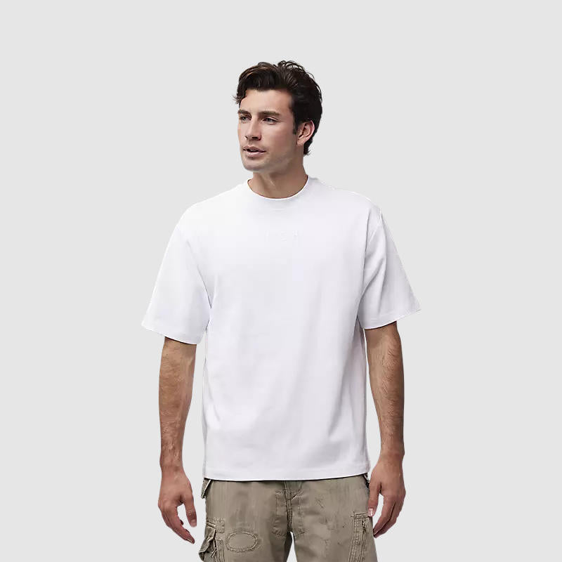Polera Lifestyle Oversized Wordmark Blanco Fox