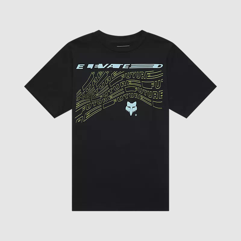 Polera Lifestyle Niño Elevated Future Negro Fox