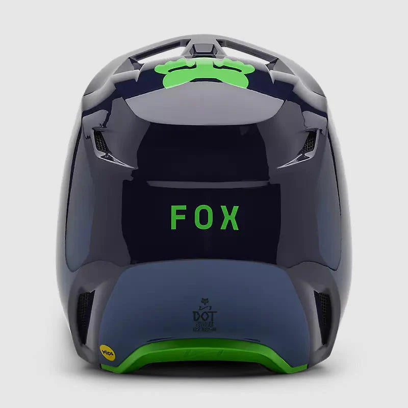 Casco Moto Niño Fox V1 Taunt Azul