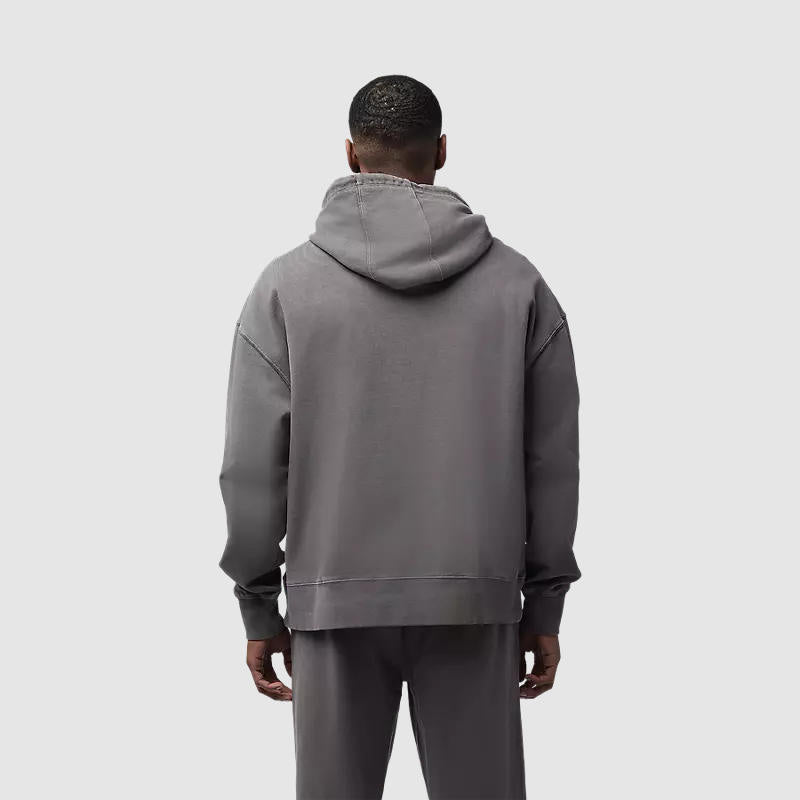 Poleron Lifestyle Wordmark Oversize Gris Fox