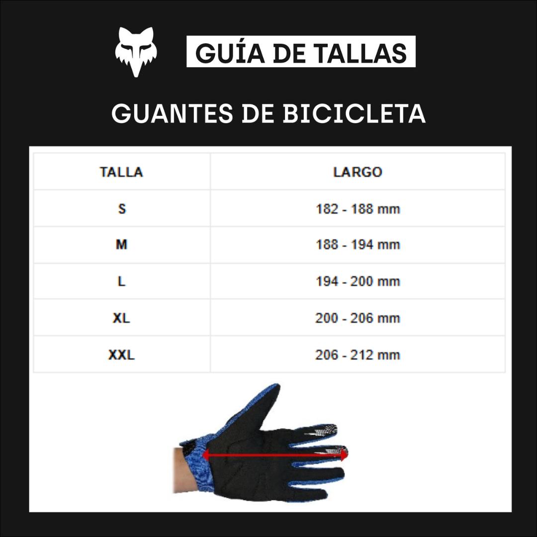 Guantes Bicicleta Ranger Gel Gris Fox