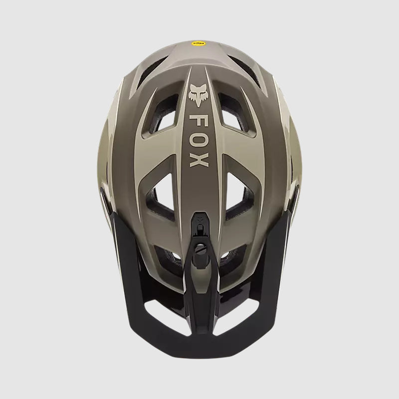 Casco Bicicleta New Speedframe Pro Defy Crema Fox