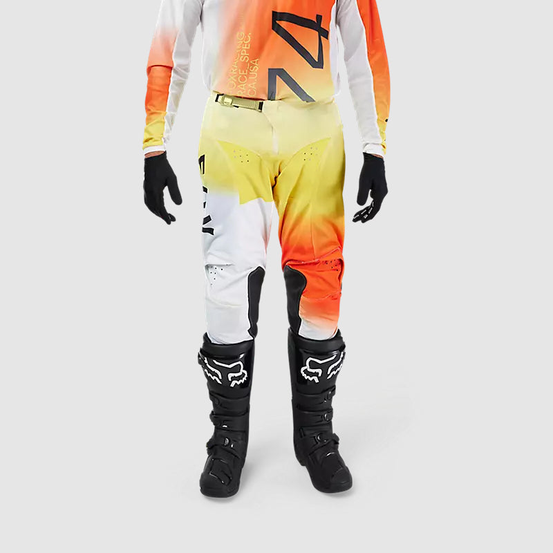 Pantalon Moto Air Haze 180 Blanco Fox